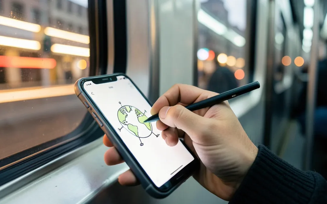 The Train Doodle That Became Wikipedia’s 25th Birthday Mascot