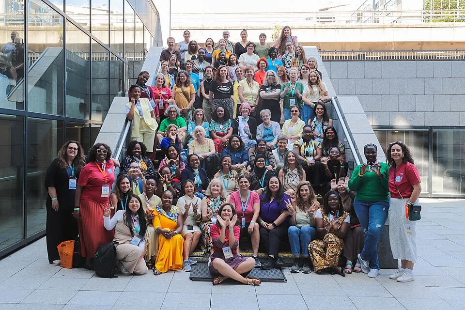 Group photo of participants of the WikiWomen+ Summit at Wikimania 2026